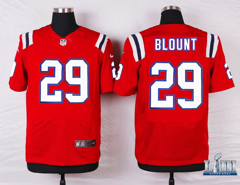 2019 New England Patriots Super Bowl LIII elite Jerseys-002